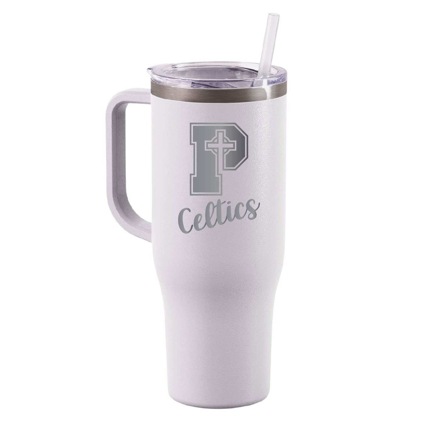 Charger 40 oz Tumbler with Handle | Celtic P