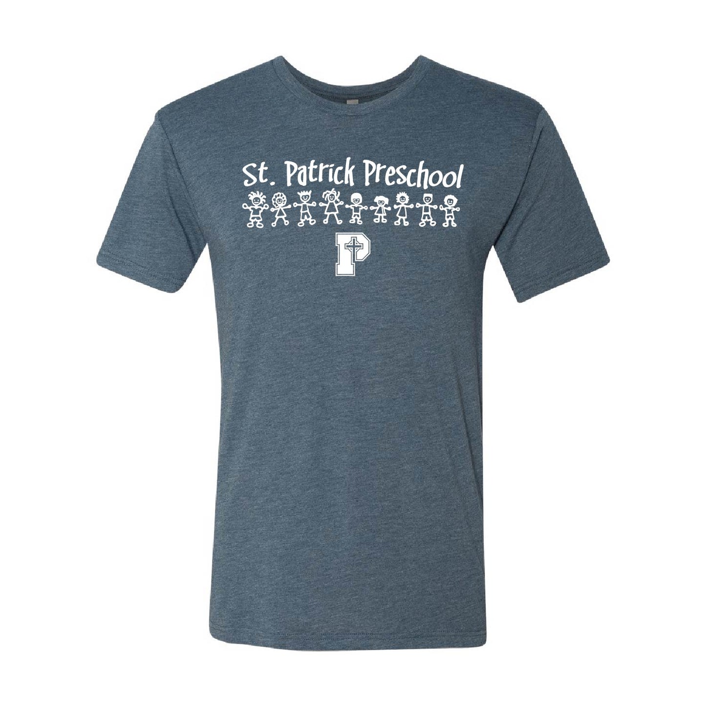 Adult Premium Tri-blend Tee | St. Patrick Preschool