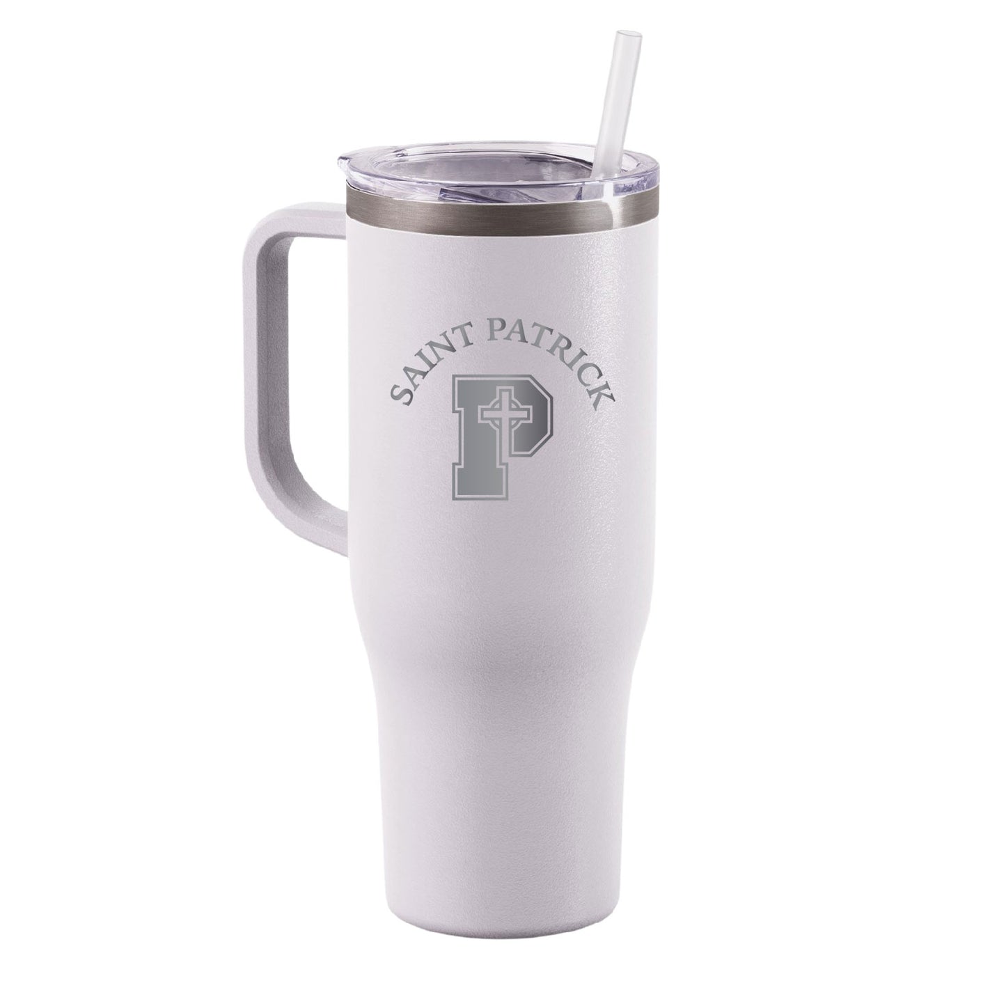 Charger 40 oz Tumbler with Handle | St. Patrick Logo