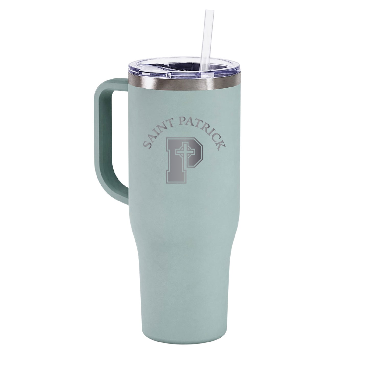 Charger 40 oz Tumbler with Handle | St. Patrick Logo