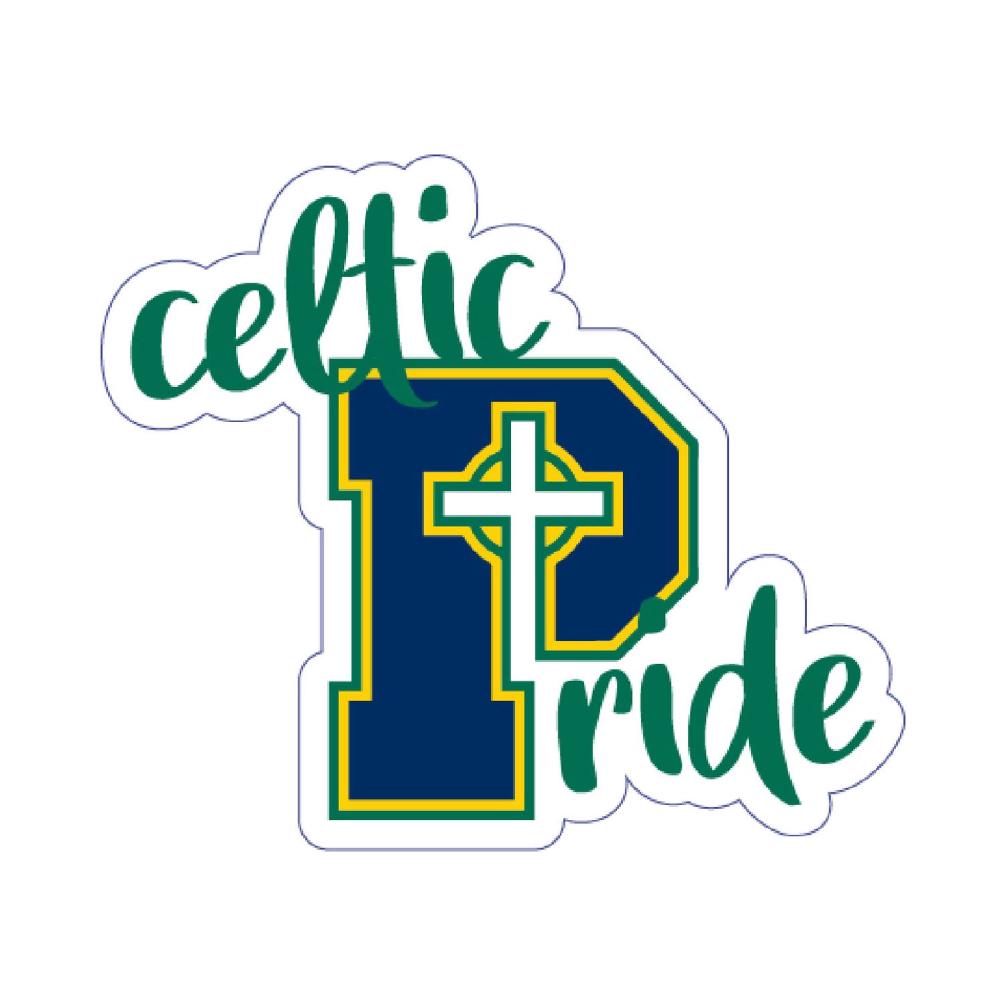 St. Patrick Car Decals