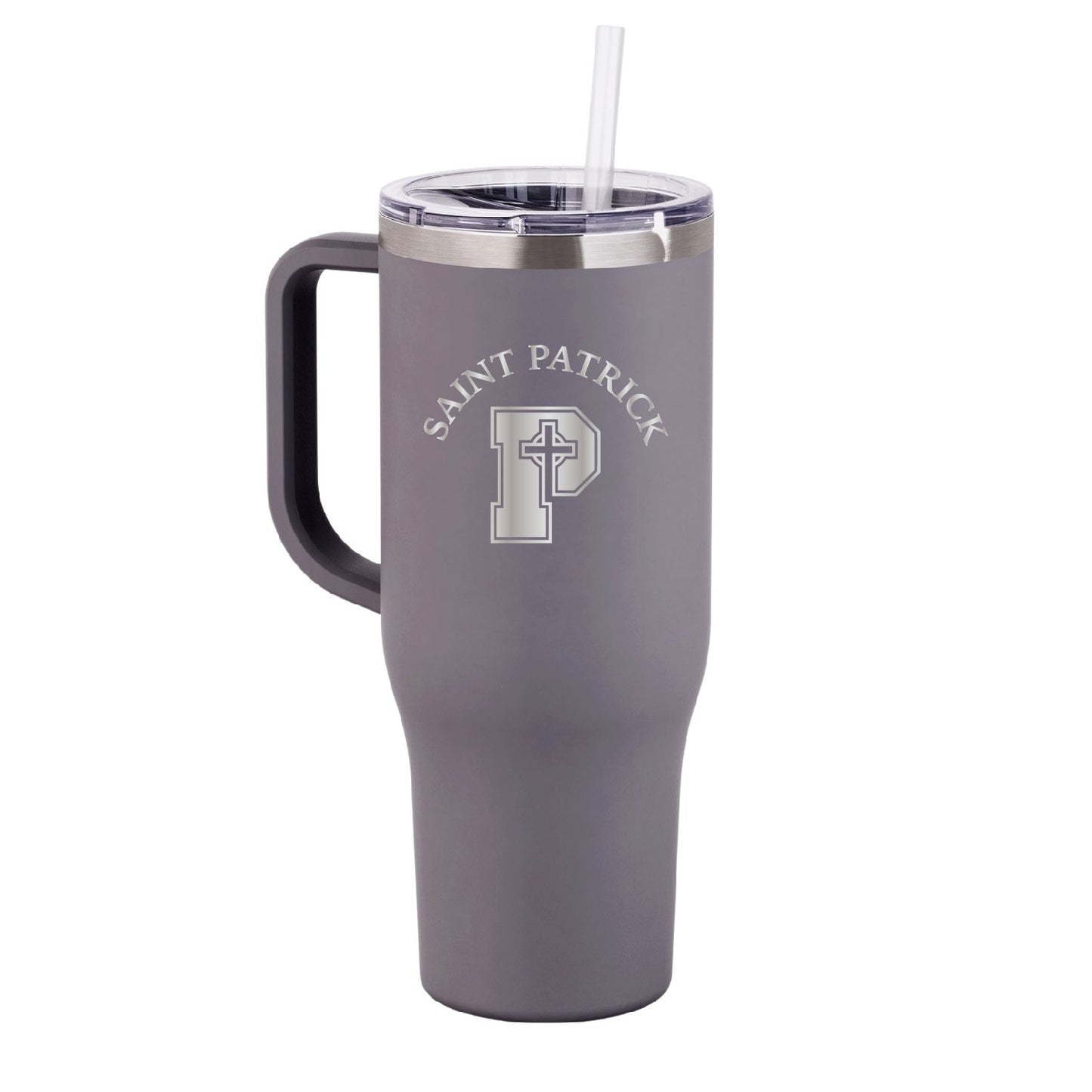Charger 40 oz Tumbler with Handle | St. Patrick Logo