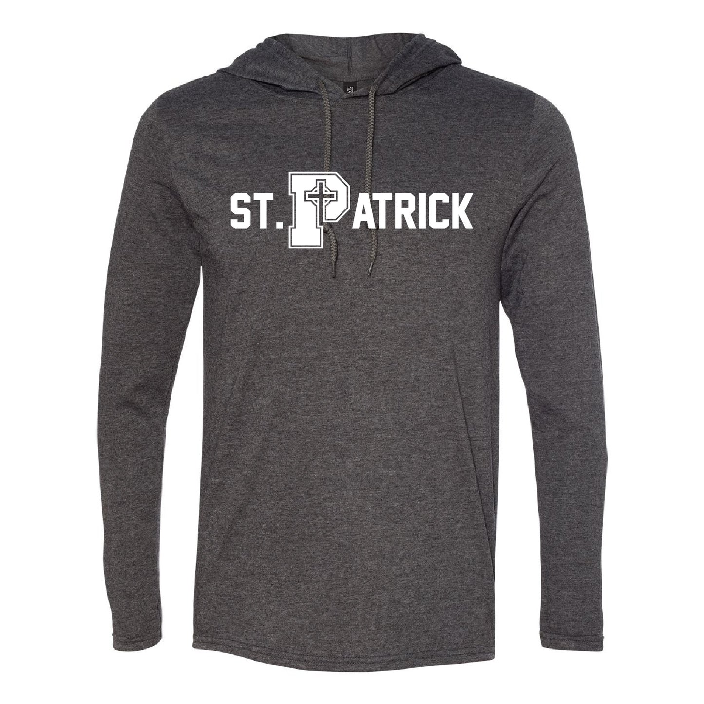 Lightweight Hooded Long Sleeve T-Shirt with St Patrick