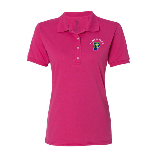 Women's Embroidered Polo | St Patrick Logo